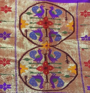 Bangadi Mor (four peacocks in a bangle)