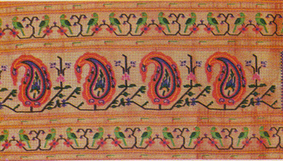Kuyari (paisley mango motif)